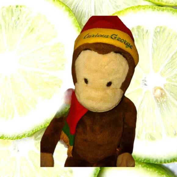 Large vintage curious George stuffed animal~Rare and hard to find - Picture 1 of 4